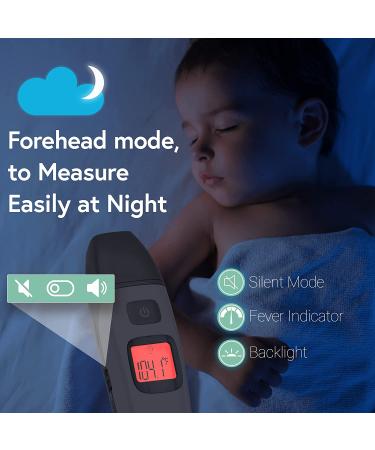 iProven 3-in-1 Digital Infrared Thermometer - Fast, Accurate & Easy to Use - Ear, Forehead & Object Mode - TMT-215 Grey (For Babies, Kids, and Adults) - Buy Online on GoSupps.com