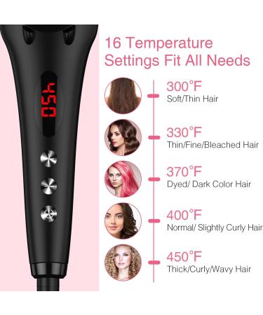MiroPure Hair Straightening Brush - 2 in 1 Ionic Straightener Comb with MCH Heating, 16 Settings - Dual Voltage - Buy Online on GoSupps.com