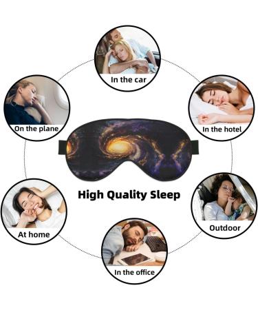 Shop Galaxy Print Ultra-Soft Light-Blocking Eye Mask | Optimal Comfort for Restful Sleep - International Shipping Available - Buy Online on GoSupps.com