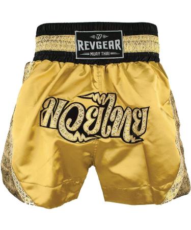 Revgear Women's Apsara Thai Shorts - Gold, X-Large - Buy Online on GoSupps.com