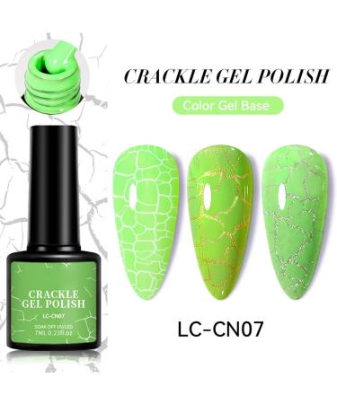 Crackle Gel - 6-Piece UV Color Gel Kit | Durable & Trendy Nail Care for Salon Home and Wedding - Buy Online on GoSupps.com