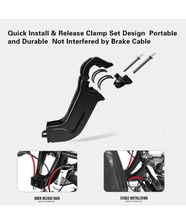 Epessa Bike Handlebar Bag - 4L Capacity, Quick Install & Release Double Clamp, Removable Shoulder Strap, Touch Screen, Hard Housing - Buy Online on GoSupps.com