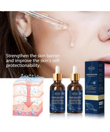 Soug Liquid Solution Serum - Anti-Aging Face & Neck Serum for Wrinkle Reduction | Smooth Fine Lines | 1 Fl Oz - Buy Online on GoSupps.com