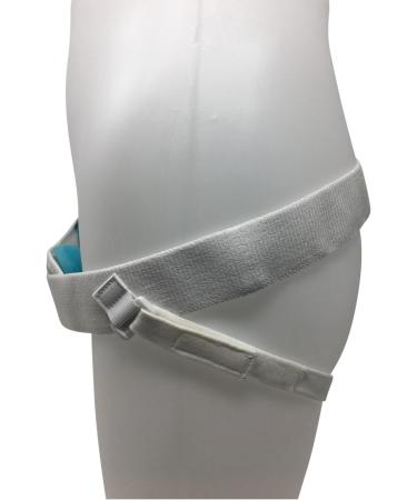 Shop Champion Hernia Belt - Adjustable Elastic Support for Single & Double Bilateral Herniation - Medium Size - Buy Online on GoSupps.com