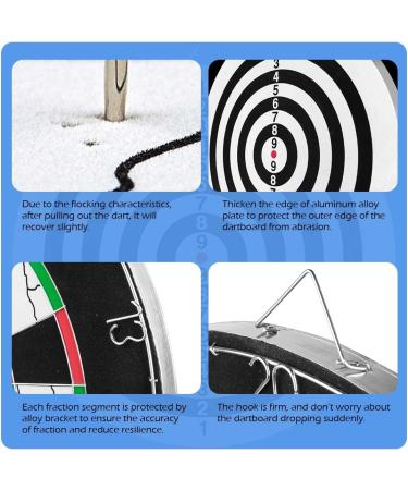 CyeeLife 18 Dartboard Set with 6 Darts, Flights, Sharpener & Protectors - Buy Online on GoSupps.com
