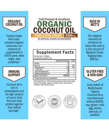 BioSchwartz 15 Day Cleanse for Colon and Gut Health Plus Cold Pressed MCT Coconut Oil Capsules (2 Month Supply) - Buy Online on GoSupps.com