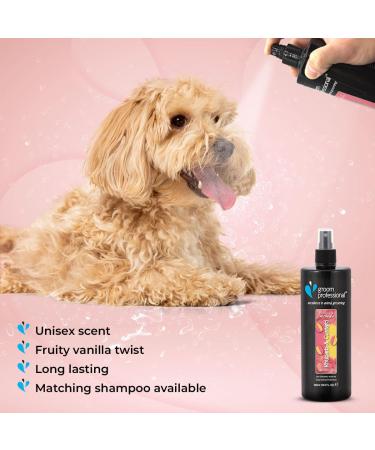 GROOM PROFESSIONAL Rhubarb & Custard Dog Cologne Spray - Dog Perfume Spray - Dog Spray for Smelly Dogs - Reminiscent of a Classic Candy Favourite - Perfect for Between Washes 500ml 500 ml (Pack of 1) - Buy Online on GoSupps.com