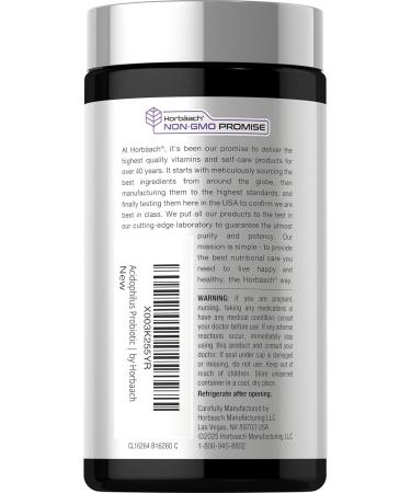 Horb ach Probiotic for Women & Men's Digestive Health | 3 Billion CFU | 90 Capsules | Non-GMO & Gluten Free - Buy Online on GoSupps.com