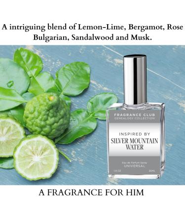 Inspired by Silver Mountain Water 1.9 oz. EDP Universal fragrance. Our version is a refreshing uplifting well blended scent. - Buy Online on GoSupps.com