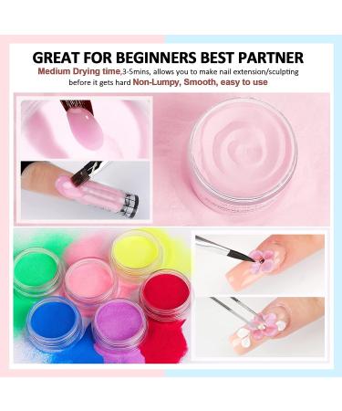 Morovan Acrylic Nail Kit: All-in-One Supplies for Beginners - Gel Polish, UV Light, Dehydrator, Glitter Powder, Extensions Kit - Buy Online on GoSupps.com