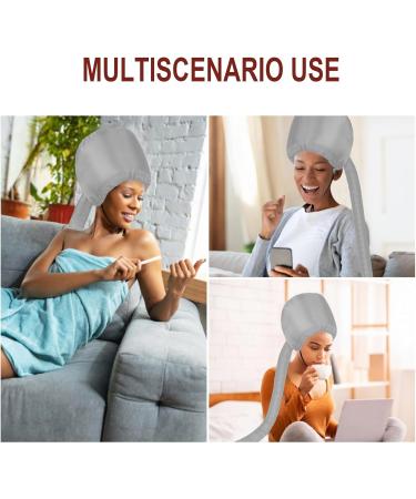 MISFUN Dry Hoods for Hair | Diffuser Cap & Bonnet Hair Dryer Attachment | Quick Drying & Styling with Comb & Storage Bag - Buy Online on GoSupps.com