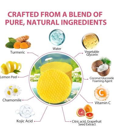 Kojic Acid and Turmeric Pads Turmeric Kojic Acid Pads Turmeric and Kojic Acid Cleansing Pads Turmeric Exfoliating Foaming Pads Turmeric Cleansing Sponges Pads - Buy Online on GoSupps.com