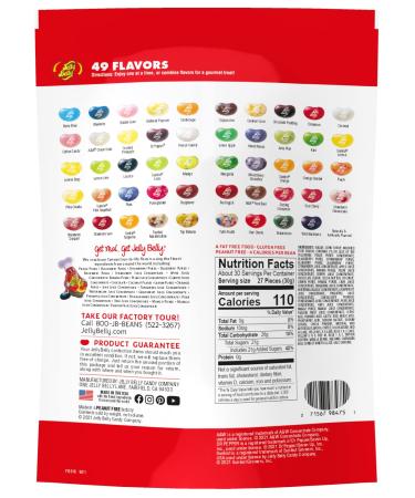 Jelly Belly Jelly Beans 49 Flavors 2 lb - Irresistible Variety in Every Bite - Buy Online on GoSupps.com