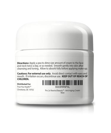 Pro 2x Rewind Beauty Anti-Aging Cream - 2 Month Supply | Reduce Wrinkles Lift & Firm with Collagen Vitamin A & C - Day & Night Formula - Buy Online on GoSupps.com