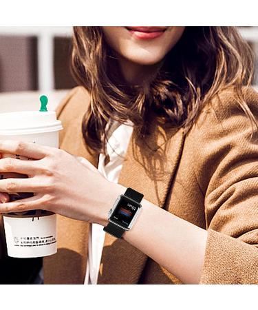 GZ GZHISY Sport Loop Nylon Band for Apple Watch 38mm-49mm, Dark Black - Stretchy Elastic Braided Strap for iPhone Watch, Breathable Replacement Wristband for Men and Women - Buy Online on GoSupps.com