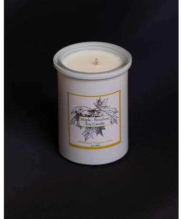 Maple-Bourbon Scented Candle - Natural Aromatherapy Candle for Home & Kitchen D cor | 24H Burn Time | Ideal Mother's Day Gift - Buy Online on GoSupps.com