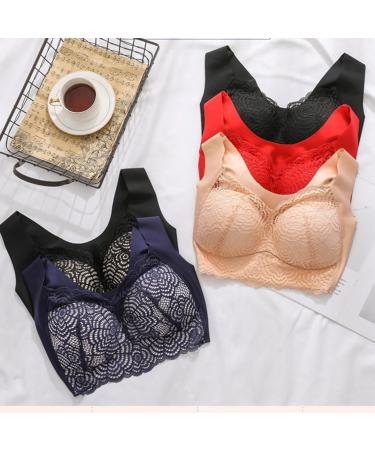 Plus Size Seamless Minimizer Bra for Women | Wireless Everyday Bralette in Skin Color | Size 52/120D | Comfortable & Sexy Sports Leisure Wear - Buy Online on GoSupps.com