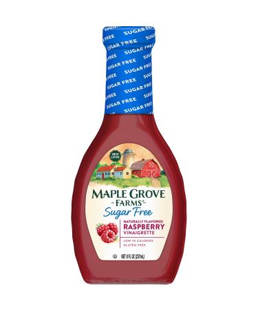 Maple Grove Farms Sugar Free Salad Dressing, Raspberry Vinaigrette, 8 Ounce - Buy Online on GoSupps.com