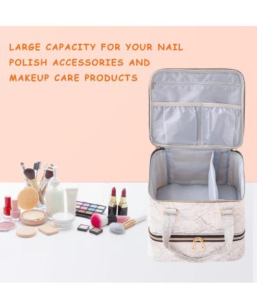 KGMCARE Double-Layers Nail Polish Organizers and Storage White - Buy Online on GoSupps.com
