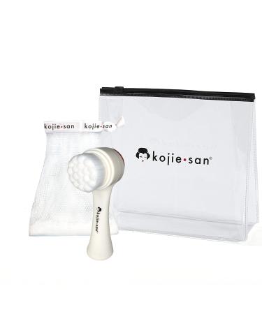 Kojie San Accessories Kit - Travel Bag Facial Brush and Soap Net