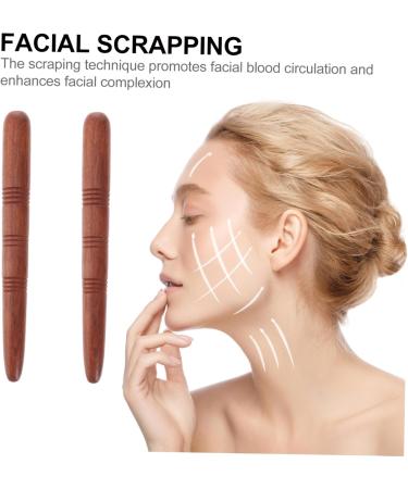 Minkissy 5-Sentence Wooden Massage Tools Set - Thai Foot & Facial Massager Manual Muscle Scraper Pen Roller for Relaxation & Therapy - Buy Online on GoSupps.com