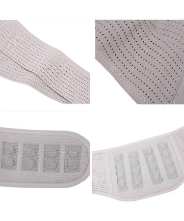 Self-Heated Lumbar Support for Back Pain Relief - Physiotherapy Massage Device with 24 Magnets for Men & Women - Gray L/Large - International Shipping Available - Buy Online on GoSupps.com