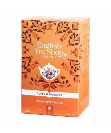 English Tea Shop English Tea Shop Organic Cocoa/Cinnamon and Ginger - 20 tea bags 35g