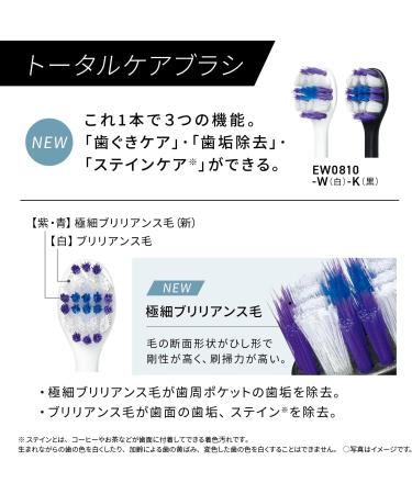 Buy Panasonic EW-DP57 Sonic Vibration Toothbrush - Doltz Electric Toothbrush 100-240V Japan Import 2023 Model (Silver) - Fast International Shipping - Buy Online on GoSupps.com