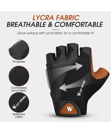 West Biking Men's Bicycle Gloves - Breathable Fingerless MTB Racing Gloves & Reflective Women's Climbing Gloves - Slip-Resistant Summer XL - Buy Online on GoSupps.com