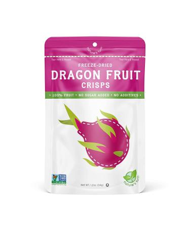 Nature's Turn Freeze-Dried Dragon Fruit Snacks - No Sugar Added, Non GMO, Gluten Free - Perfect On-The-Go Snack (1.2oz) - 6-Pack - Buy Online on GoSupps.com