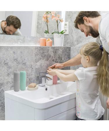 Portable Toothbrush Set - 3 Pieces Travel Case & Holder for Camping & Travel | Perfect Toothbrush Storage Solution - Buy Online on GoSupps.com
