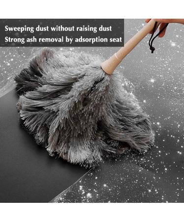34-57cm Dusters with Long Handle Ostrich Duster Electrostatic Cleaning P9G9 Tools Br Accessories Cleaning Dust Household White3 57cm - Buy Online on GoSupps.com