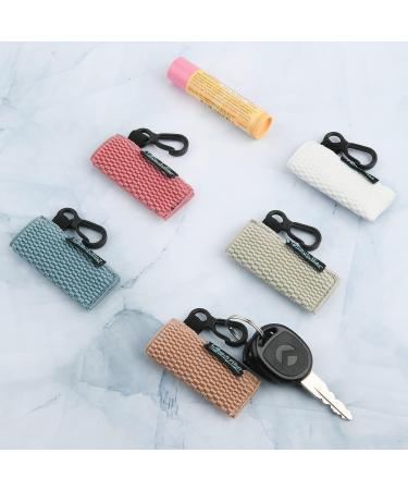 Beautyflier Chapstick Holder Bulk Pack - Lip Balm Sleeve Pouch for Burts Bees & Lip Gloss Tubes - Compatible with Olbas Inhaler - Leather in Multiple Colors - Buy Online on GoSupps.com