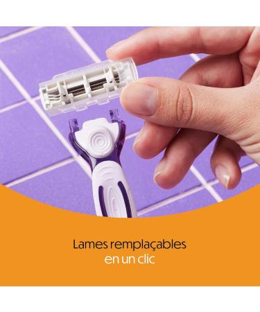 BIC Click 5 Soleil Rechargeable Razor (5 Blades and Pivoting Head) - 1 Razor + 2 Refills - Buy Online on GoSupps.com