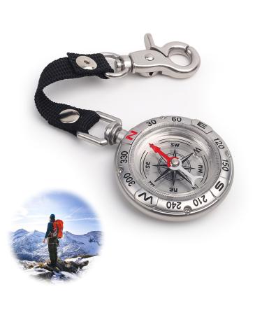 Compass keychain portable compass mini key trailer pocket compass waterproof pocket compass vintage outdoor portable compass made of zinclement for tools navigation outdoors - Buy Online on GoSupps.com