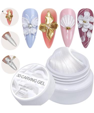  G n rique 2. 3D Carving Gel | 5G Pearl Solid Builder Gel for Nails | Professional Carving | Soft Builder For Manicure Art | Salon & Home Use Care - Buy Online on GoSupps.com