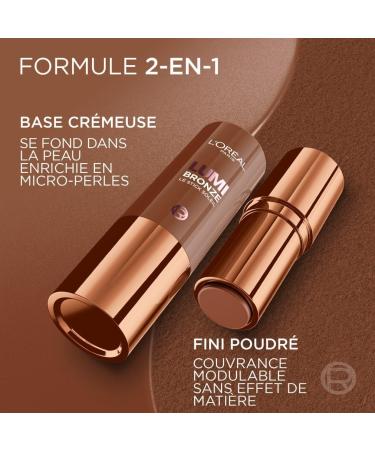 L'Or al Paris - Le Stick Soleil - Stick Bronzant Contouring - Teint H l clatant - Texture Cr meuse Fondante - Fini Poudr - Format Facile Transporter - Lumi Bronze - Teinte : 100 Sunkissed Rose - Buy Online on GoSupps.com