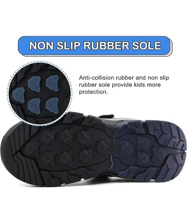 Brooman Kids Hiking Shoes - 10 Toddler Black | Trail Running & Outdoor Sneakers - Buy Online on GoSupps.com