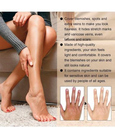 Teint Couvrant Imperfections Tatouage Cicatrice Pour Le Corps Teint Creme Imperm able Longue Dur e Matte Pour Les Bras Les Jambes Le Dos Le Ventre - Buy Online on GoSupps.com
