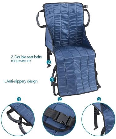 Patients Transfer Lift Sling Full Body Medical Lifting Sling Patient Lift Stair Slide Board Transferring Disabled Handicapped Bedridden to Car Wheelchair - Buy Online on GoSupps.com