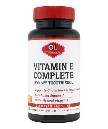 Olympian Labs Vitamin E Complete 60 Softgels - Buy Online on GoSupps.com