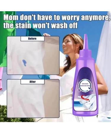 Symmetry Stain Remover | Graceiful Active Enzyme Laundry Stain Remover - Purple Bottle 2PCS | Best Stain Solution for White Shirts - Buy Online on GoSupps.com