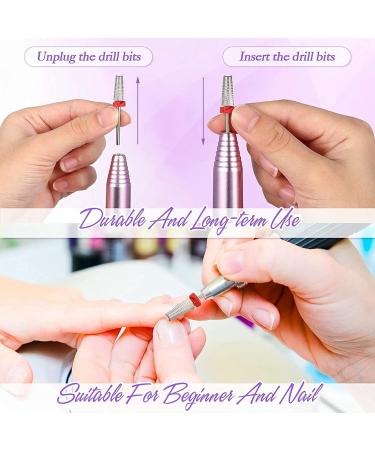 Peukerty 3 Pieces Nail Carbide 5 in 1 Bit Multi-Function Tapered Shaping Nail Drill Carbide Nail Drill Bit Use for Both Left - Buy Online on GoSupps.com