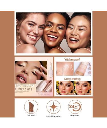 Liquid Highlighter for Face | Waterproof Smooth Face | Highlighters & Highlighters for Face Contour Makeup Highlighter Makeup Highlighter Makeup Highlighter Renywosi - Buy Online on GoSupps.com