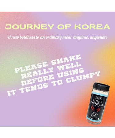 HOXY Journey of Korea Kimchi Seasoning Mix 3.5 oz - ORIGINAL Spicy Seasoning Mix  Rich in Probiotics  Vegan  Gluten Free  NON- GMO  BBQ Dry Rub for Chicken  Pork  Seafood & Vegetables (3.5Oz (Pack of 1)) - Buy Online on GoSupps.com