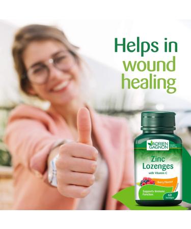 Adrien Gagnon - Zinc lozenge with Vitamin C 15 mg - 60 Capsules - Buy Online on GoSupps.com