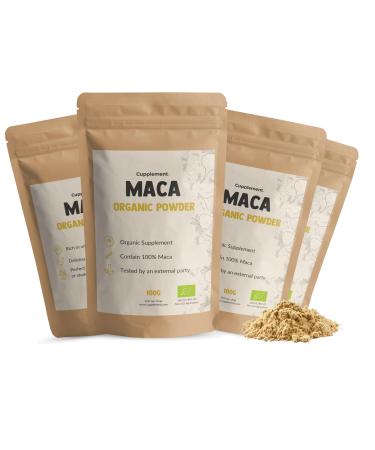 Cupplement Maca Powder Organic Combideal 4x 100 grams Energy Multipack Yellow Maca Powder