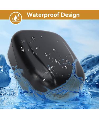 Agatige Hearing Aid Hard Case Portable Waterproof Hearing Aid Protection Storage Box Pouch Hearing Aid Protector for Storing Hearing Aids - 6.7x7x3cm - Buy Online on GoSupps.com