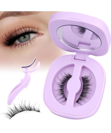 Magnetic Eyelashes with Applicator Wispy Magnetic Lashes No Glue or Liner Needed 4 Magnets Cat Eye Lashes Natural Look