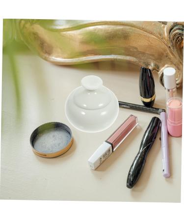 IWOWHERO cream small jar tea skin care products small makeup cream jar travel can moisturizing mini make up mascara lip balm holders sample cream box moisturizer container 4.7x4.7cm White - Buy Online on GoSupps.com